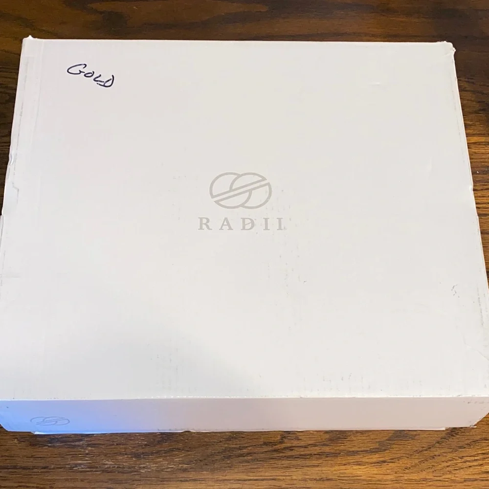 Radii Cylinder 24K Gold Bar High Top Sneakers Metallic Gold Mens 10 With Box - Picture 13 of 14